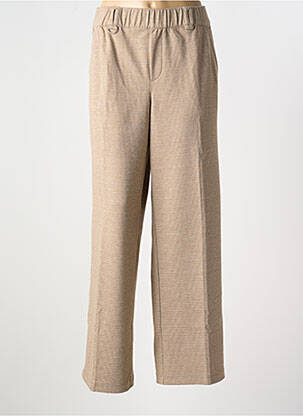 Pantalon droit stretch taille normale beige STREET ONE femme