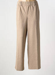 Pantalon droit stretch taille normale beige STREET ONE femme