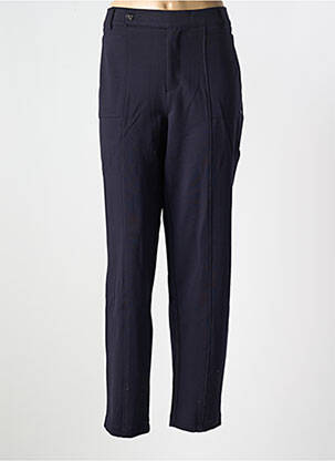 Pantalon droit stretch taille haute bleu STREET ONE femme