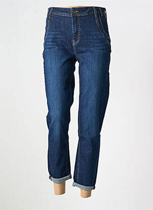 Jeans coupe slim stretch taille haute bleu STREET ONE femme