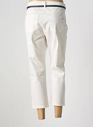 Pantalon 7/8 tissage popeline taille normale beige BETTY BARCLAY femme