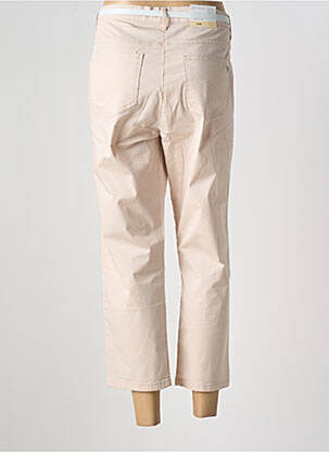 Pantalon 7/8 tissage popeline taille normale rose BETTY BARCLAY femme