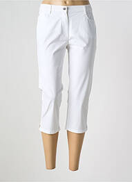Pantacourt tissage popeline taille normale blanc BETTY BARCLAY femme