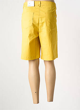 Bermuda tissage popeline taille normale jaune BETTY BARCLAY femme