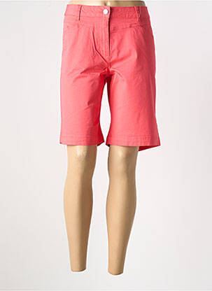 Bermuda tissage popeline taille normale rose BETTY BARCLAY femme