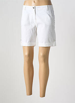 Short fermeture zippée sous rabat boutonné taille normale blanc BETTY BARCLAY femme