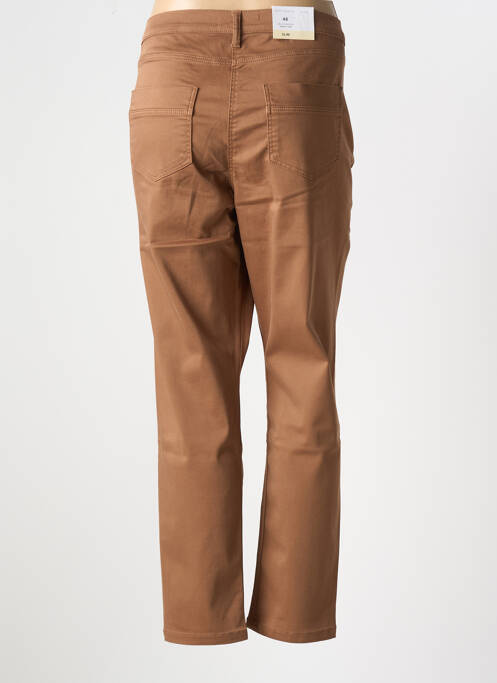 Jeans coupe slim marron BETTY BARCLAY pour femme