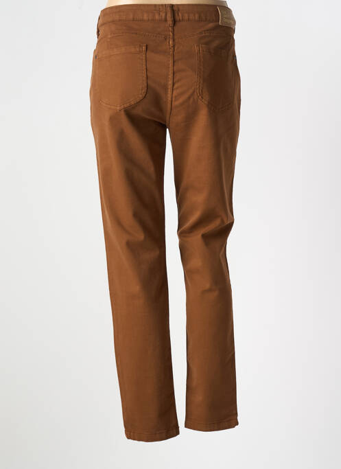 Pantalon slim marron LE PETIT BAIGNEUR pour femme