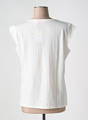 T-shirt stretch manches courtes beige TINTA STYLE femme