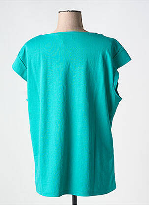 T-shirt stretch manches courtes vert TINTA STYLE femme