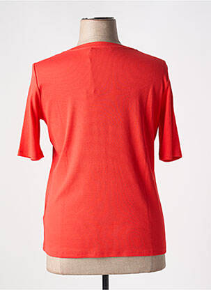 T-shirt stretch manches courtes orange BETTY BARCLAY femme