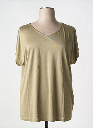 T-shirt coupe droite manches courtes vert BETTY BARCLAY femme