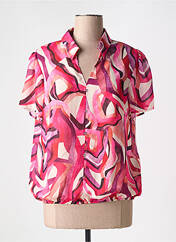 Blouse rose CHRISTINE LAURE pour femme seconde vue