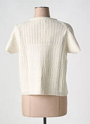 Gilet manches courtes beige TINTA STYLE pour femme seconde vue