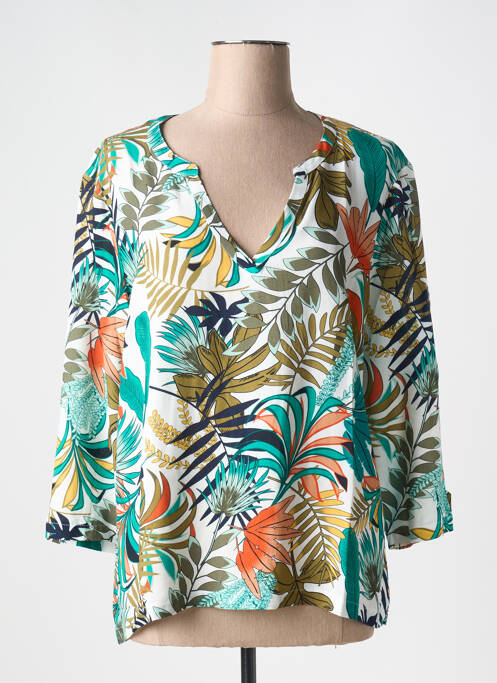 Blouse vert CHRISTINE LAURE pour femme