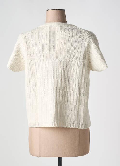 Gilet manches courtes beige TINTA STYLE pour femme