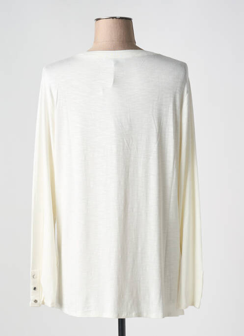 T-shirt beige MARBLE femme