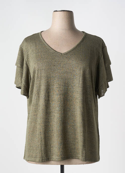 T-shirt vert TINTA STYLE pour femme