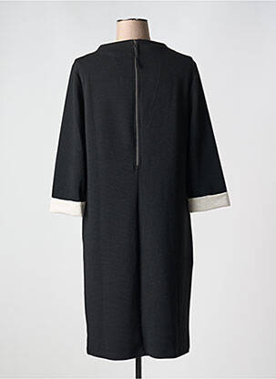 Robe mi-longue manches 3/4 manches 3/4 noir BETTY BARCLAY femme