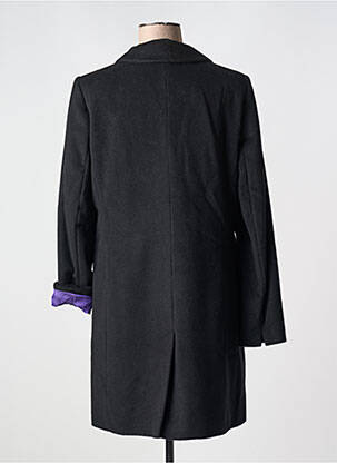 Manteau long coupe cintrée sans capuche noir BETTY BARCLAY femme
