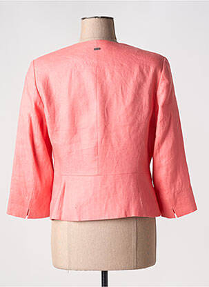 Veste casual col rond orange WHITE LABEL femme