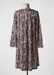 Robe mi-longue marron JOY pour femme seconde vue