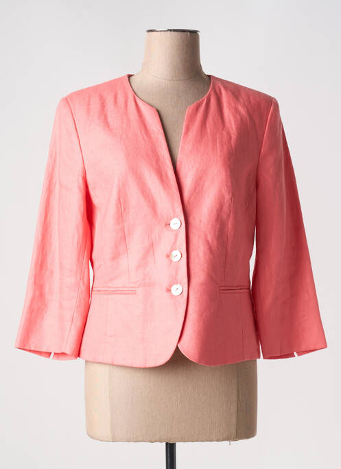 Veste casual col rond orange WHITE LABEL femme