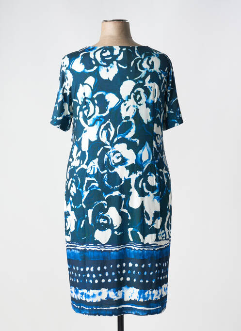 Robe mi-longue bleu BARANDI pour femme