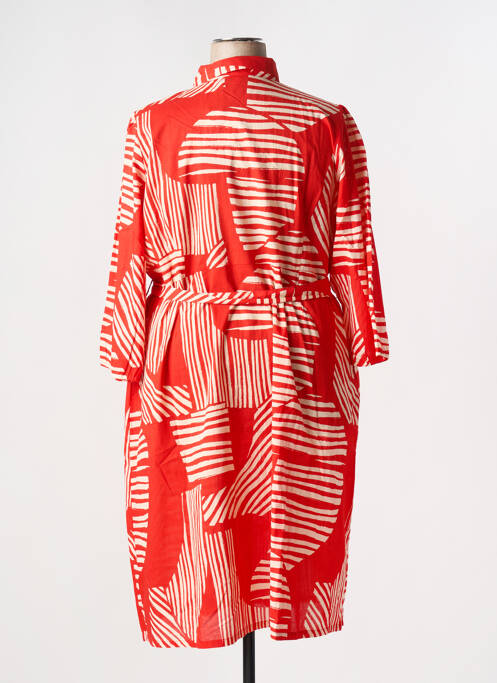 Robe mi-longue rouge BARANDI pour femme