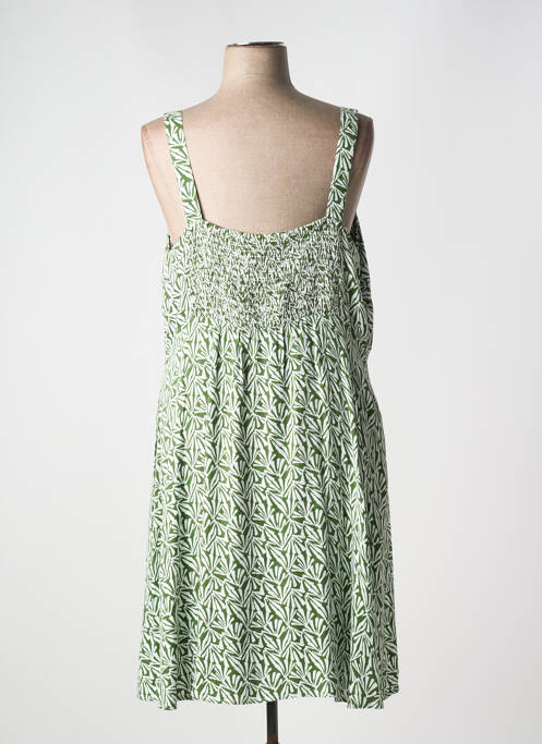 Robe mi-longue vert BARANDI pour femme