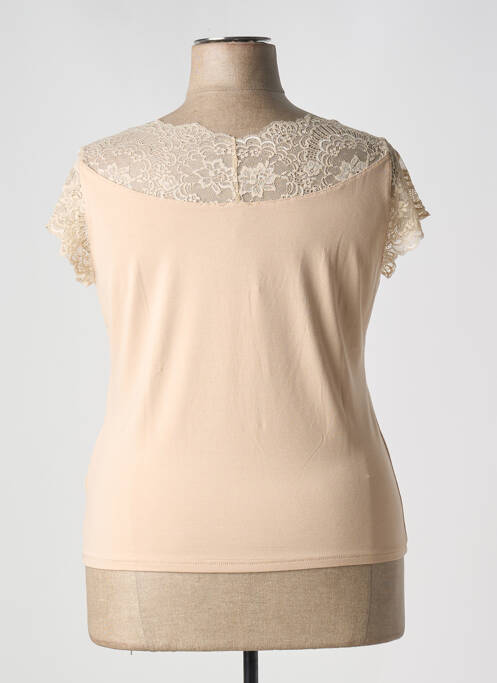 T-shirt beige MARBLE pour femme