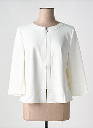 Veste casual col rond blanc BETTY BARCLAY femme