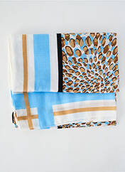 Foulard bleu MARBLE pour femme seconde vue