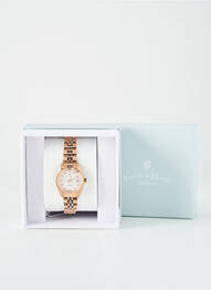 Montre ornement oxyde de zirconium rose JACQUES DU MANOIR femme