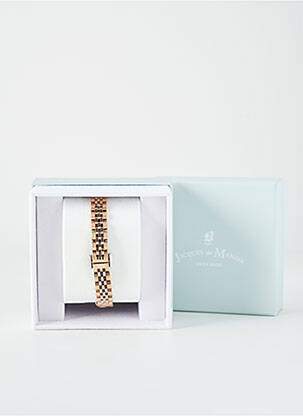 Montre ornement oxyde de zirconium rose JACQUES DU MANOIR femme