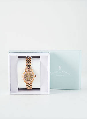 Montre rose JACQUES DU MANOIR pour femme