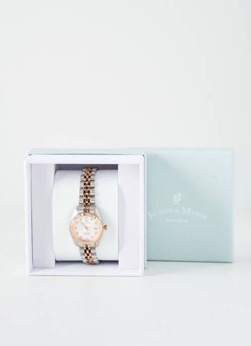 Montre argent JACQUES DU MANOIR pour femme