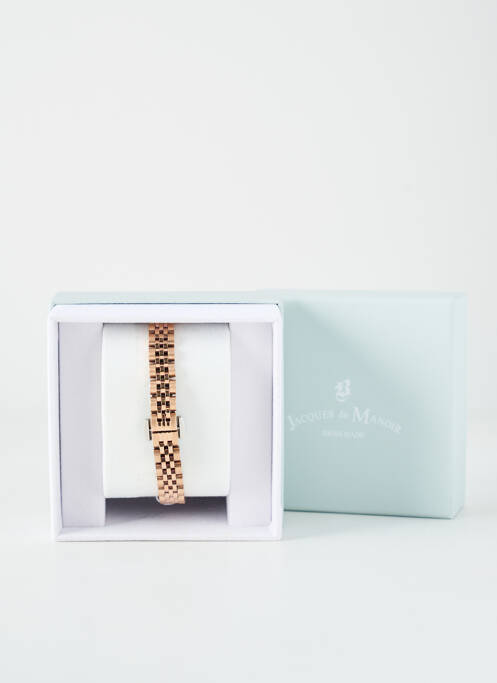 Montre rose JACQUES DU MANOIR pour femme