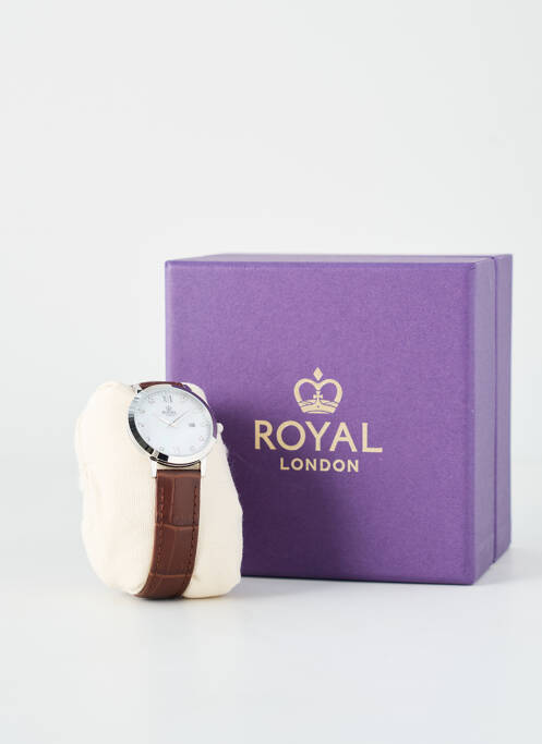 Montre marron ROYAL LONDON femme