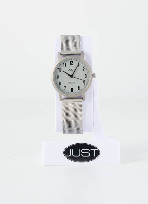 Montre argent JUST pour homme