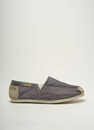 Espadrilles bout rond bout rond gris WHOOZ homme