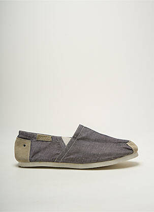 Espadrilles bout rond bout rond gris WHOOZ homme