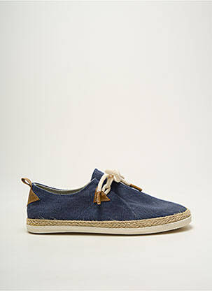 Baskets semelle amovible bout rond bleu ARMISTICE homme