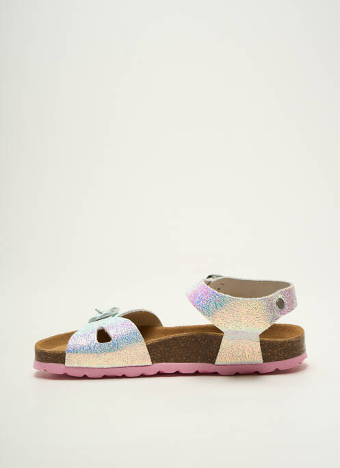 Sandales/Nu pieds rose REQINS pour fille