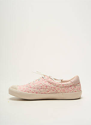 Baskets impression bout rond rose ASTER fille