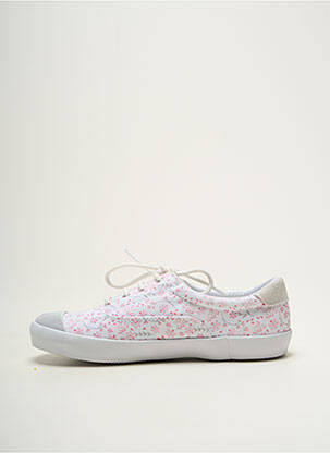 Baskets fermeture lacets bout rond blanc ASTER fille