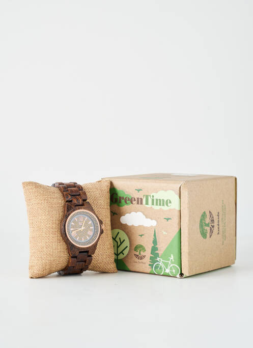 Montre marron GREEN TIME pour femme