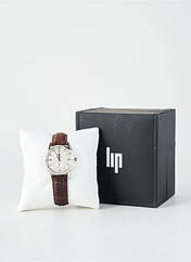 Montre marron LIP pour homme seconde vue