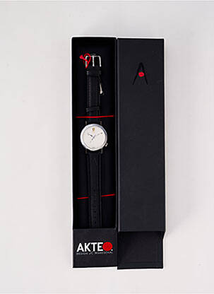 Montre fermeture boucle(s) noir AKTEO femme