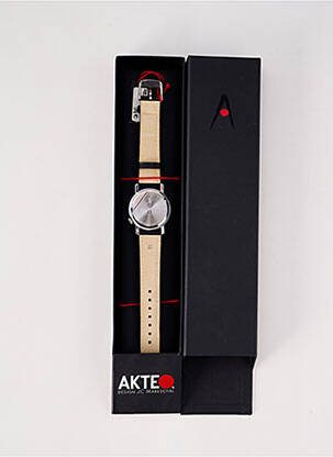 Montre fermeture boucle(s) noir AKTEO femme